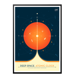 Atomic Clock orange, Nasa
