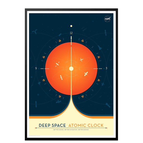 Atomic Clock orange, Nasa
