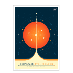 Atomic Clock orange, Nasa