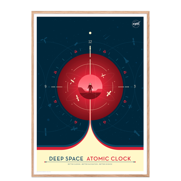 Atomic Clock red, Nasa