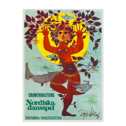 Bjrn Wiinblad plakat. Nordiska Dansspil