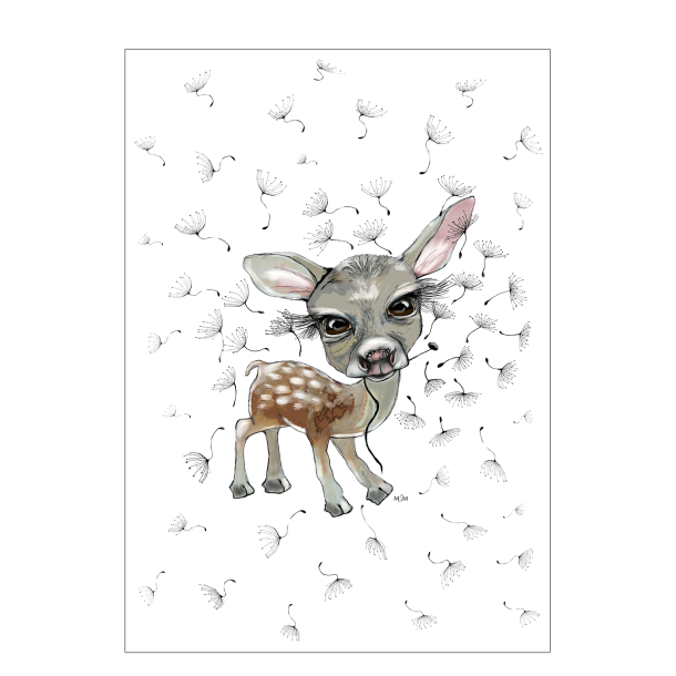 Bambi 2. Plakat med dyr.