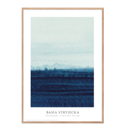 Watercolor  Stuck on a feeling - blue