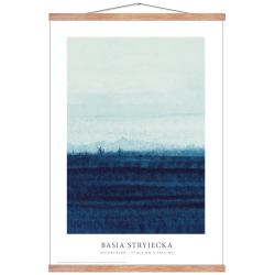 Watercolor  Stuck on a feeling - blue