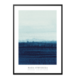 Watercolor  Stuck on a feeling - blue