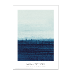 Watercolor  Stuck on a feeling - blue