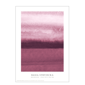 Aquarell - Einem Gefhl aufgesessen - Bordeaux