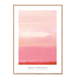 Watercolor  Stuck on a feeling - pink