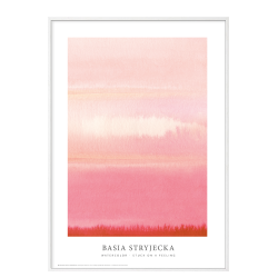 Watercolor  Stuck on a feeling - pink