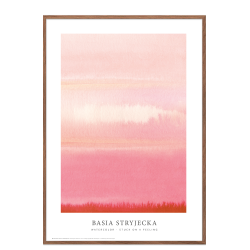 Watercolor  Stuck on a feeling - pink