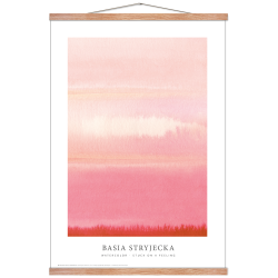 Watercolor  Stuck on a feeling - pink