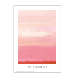 Watercolor  Stuck on a feeling - pink