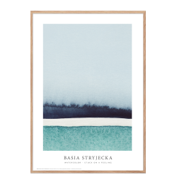 Watercolor  Stuck on a feeling - blue/turkise