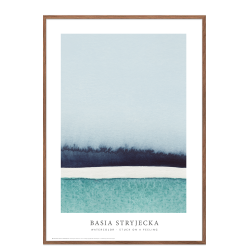 Watercolor  Stuck on a feeling - blue/turkise