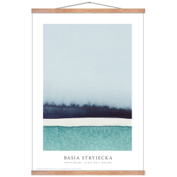 Watercolor  Stuck on a feeling - blue/turkise