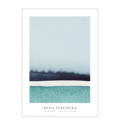 Watercolor  Stuck on a feeling - blue/turkise