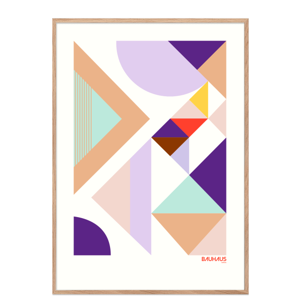 Bauhaus artform. Pastel