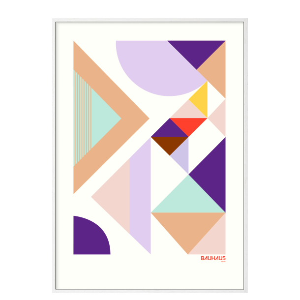 Bauhaus artform. Pastel