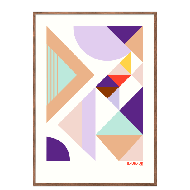 Bauhaus artform. Pastel