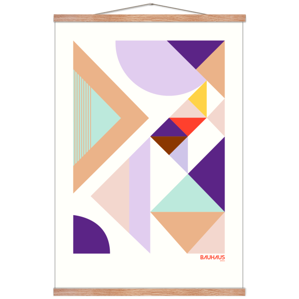 Bauhaus artform. Pastel