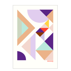 Bauhaus artform. Pastel