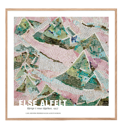 Bjerge i rosa tgehav. Else Alfelt