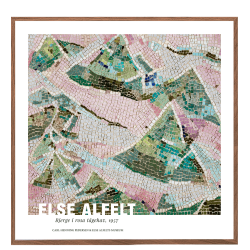 Bjerge i rosa tgehav. Else Alfelt