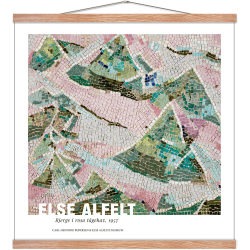 Bjerge i rosa tgehav. Else Alfelt