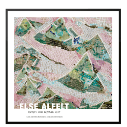 Bjerge i rosa tgehav. Else Alfelt