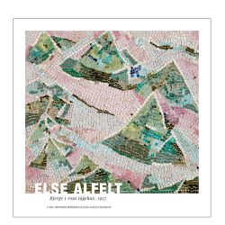 Bjerge i rosa tgehav. Else Alfelt