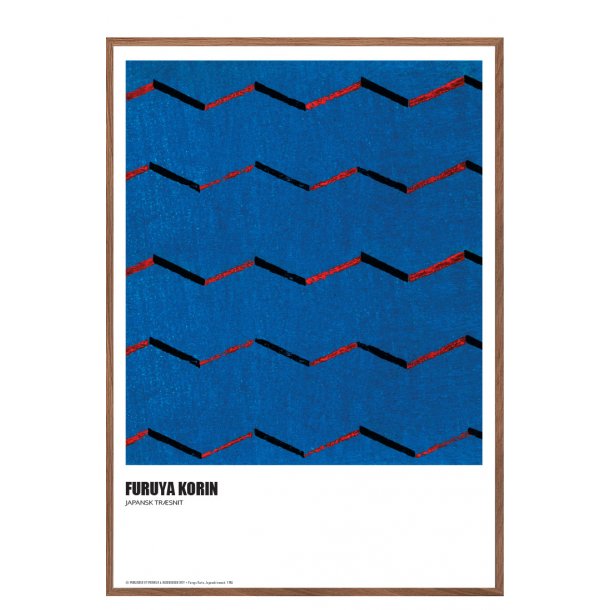 Furuya Korin. Japansk trsnit  bl rd