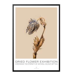 Bl blomst. Dried Flower exhibition
