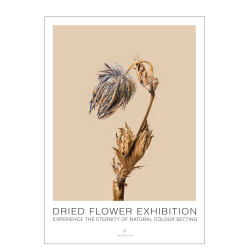 Bl blomst. Dried Flower exhibition