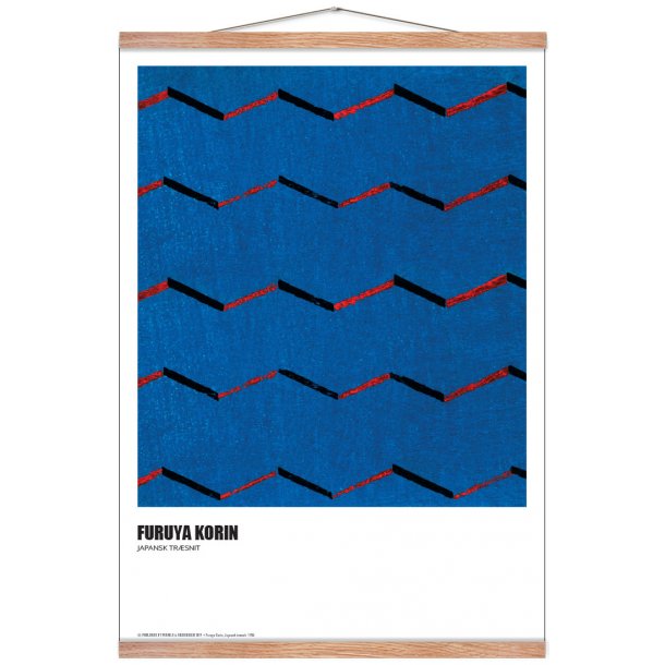Furuya Korin. Japansk trsnit  bl rd