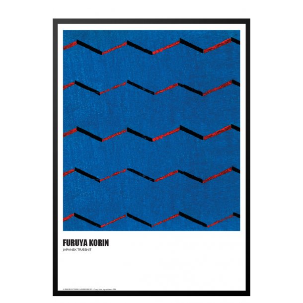 Furuya Korin. Japansk trsnit  bl rd