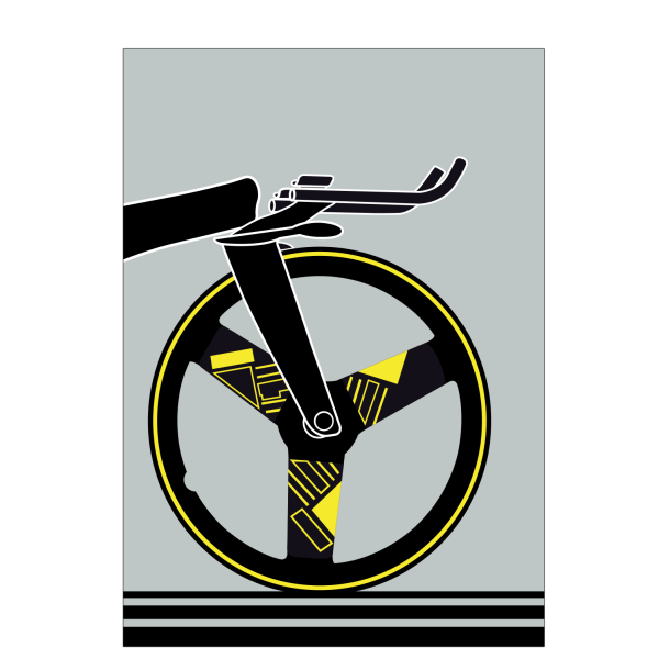 Black panther - Bicycle poster