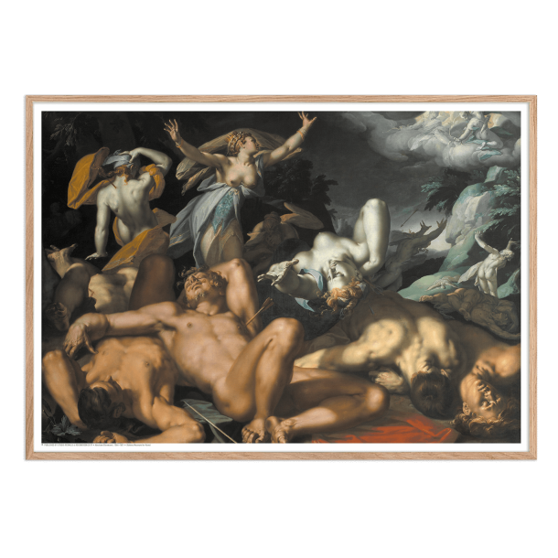 Bloemaert, Apollon og Diana straffer Niobe