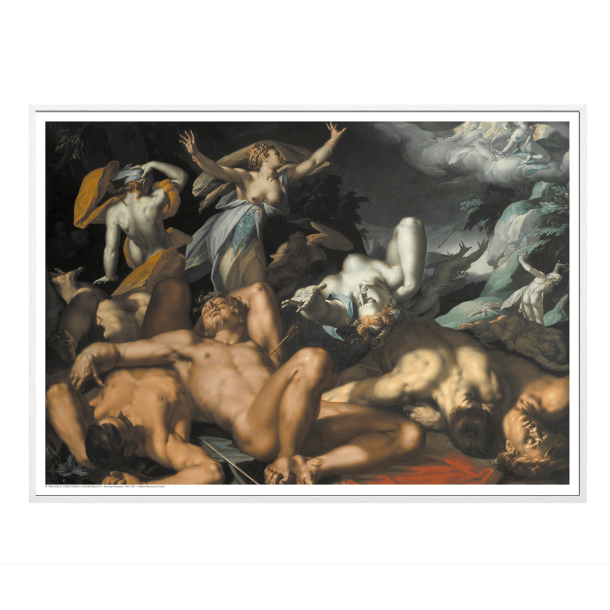 Bloemaert, Apollon og Diana straffer Niobe