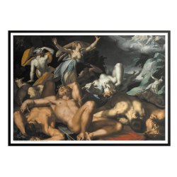 Bloemaert, Apollon og Diana straffer Niobe