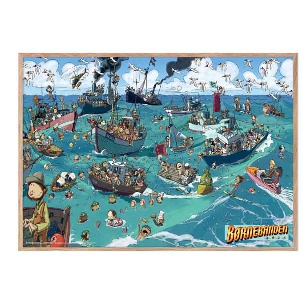 Brnebanden fisker p havet