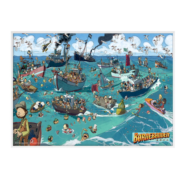 Brnebanden fisker p havet