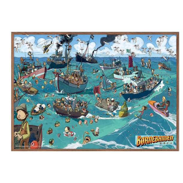 Brnebanden fisker p havet