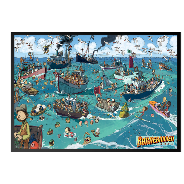 Brnebanden fisker p havet