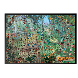 Brnebanden inde i junglen