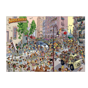 Brnebanden im Zentrum von New York