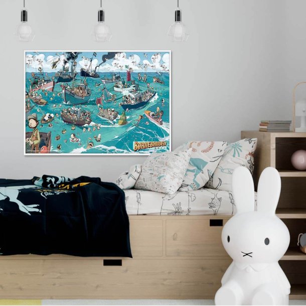 Brnebanden fisker p havet