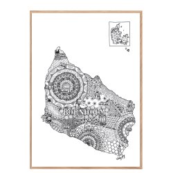 Bornholm poster. Vicky Gry