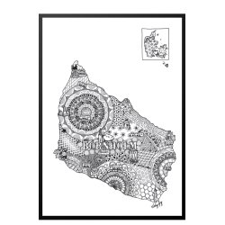 Bornholm poster. Vicky Gry