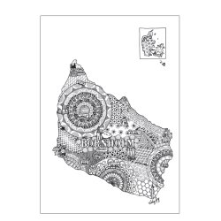 Bornholm poster. Vicky Gry