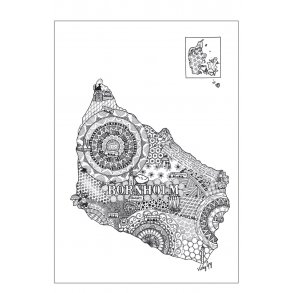 Bornholm-Poster. Vicky Gry